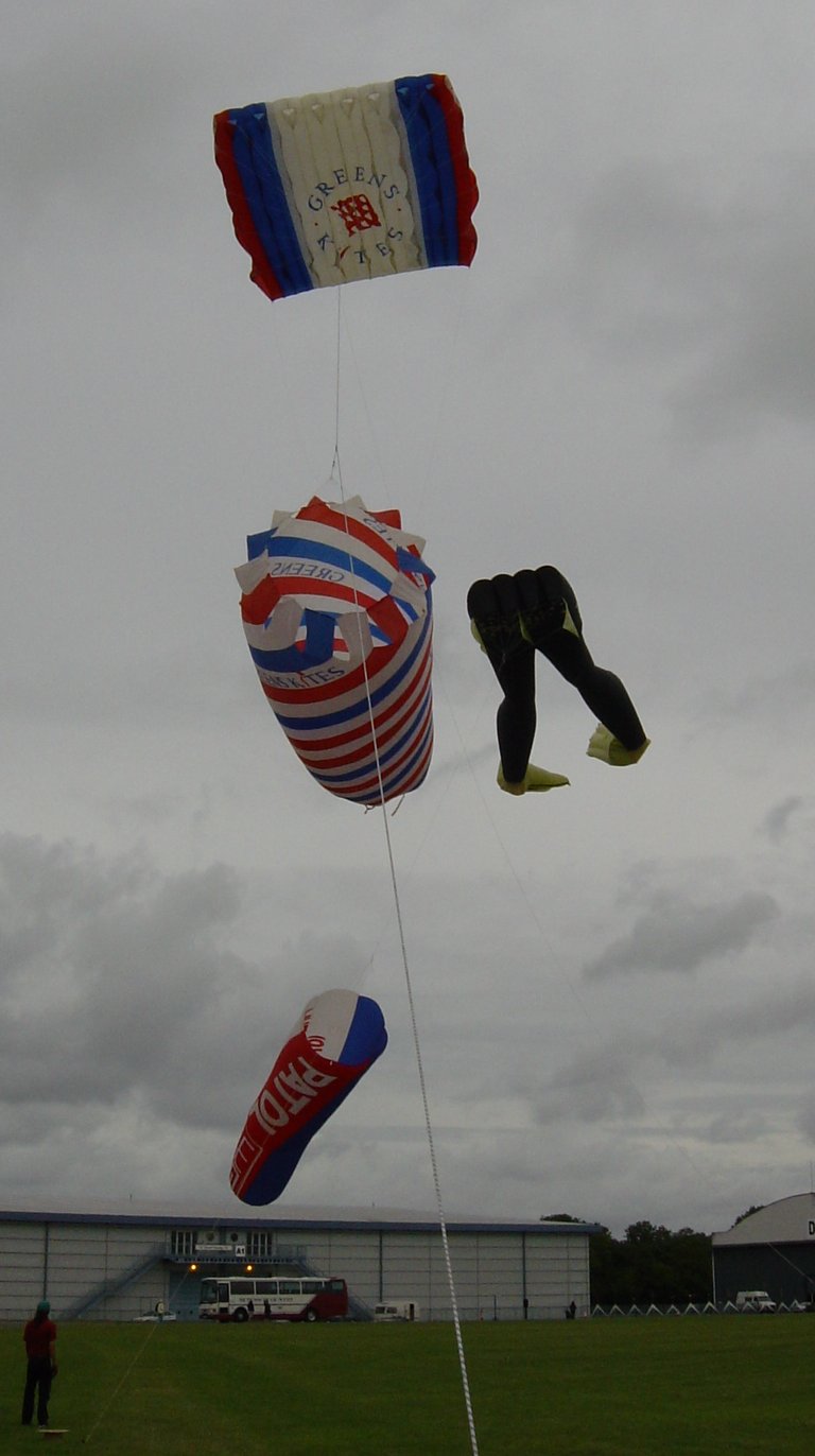 Big kites flying